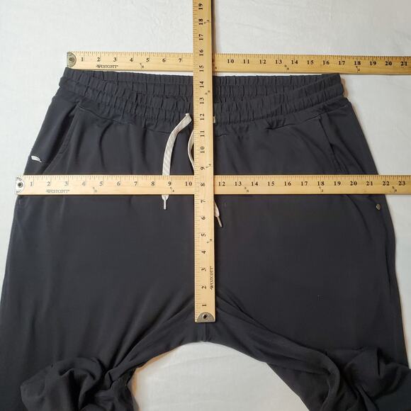 Vuori Men's Size XXL Ponto Performance Pant Stretch Drawstring Black - Picture 2 of 7